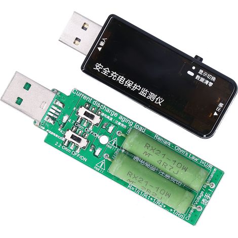 USB-Leistungsmesser mit Blindstecker, Spannungs- und Strommessgerät zum Testen von 3,6–32,5 V (1/5)