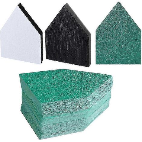 Lot de 80 feuilles abrasives de précision et 2 patins pour ponceuse M12 Fuel (modèle 0120) (1/5)
