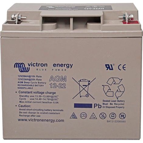 Batería Victron AGM Deep Cycle Batt.12V 22Ah