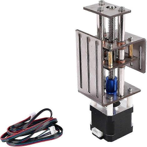 Kit de fraiseuse CNC avec table coulissante pour axe Z, module de transmission compact pour le fraisage à faire soi-même, moteur d'axe Z pour bois, distance de 100 mm. (1/5)