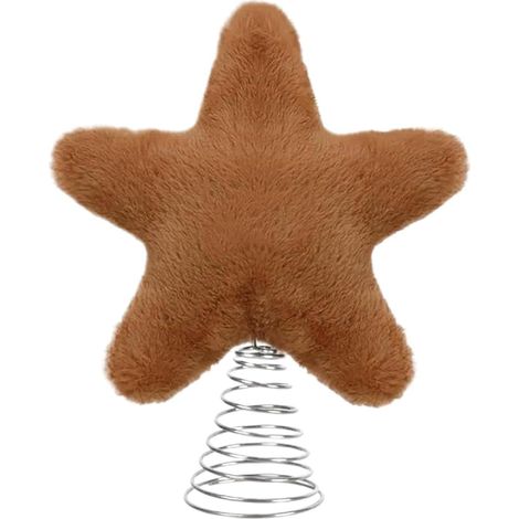 CCYKXA Niedlicher Weihnachtsbaumschmuck: Bezaubernder Stern an der Spitze des Weihnachtsbaums für Kamin, Beistelltisch, Schlafzimmer, Wohnzimmer oder Büro (1/5)