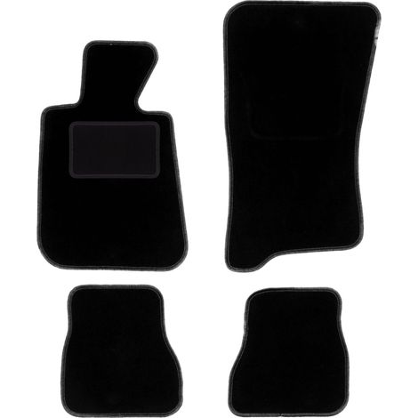 Tapis en velours noir pour : BMW 3 E30 cabriolet (1986-1993) (1/5)