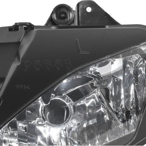Motorrad-Scheinwerferabdeckung, kompatibel mit YZF 600 R6 2006-2007 (übergroß) (übergewichtig) (1/5)