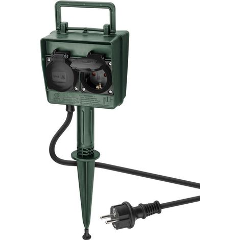 Prise de jardin 4x230V schuko IP44 55943
