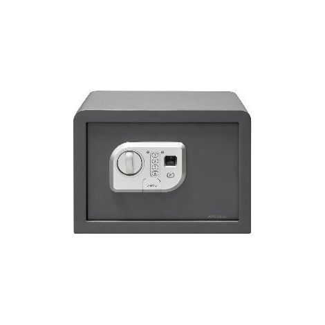 ARREGUI Print 140520 Caja fuerte de acero con apertura electronica mediante huella dactilar o con codigoCaja de seguridad con lector biometrico para casa y hogarLlave de Emergencia25 x 35 x 25 cm