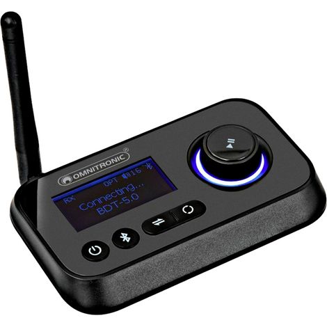 Omnitronic BDT-5.0 Bluetooth® Musik-Sender/Empfänger Bluetooth Version: 5.0 30 m (1/5)