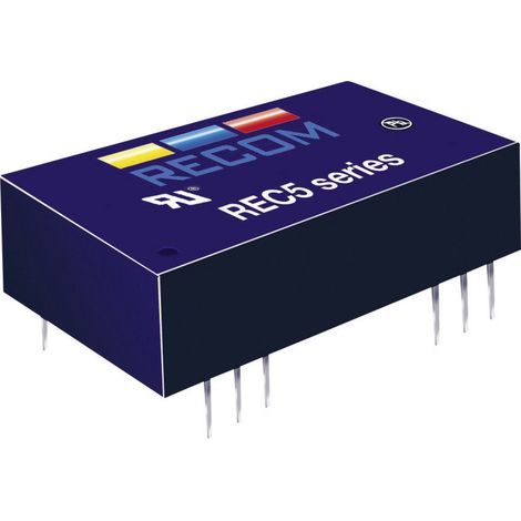 RECOM REC5-2412SRW/H2/A DC/DC-Wandler, Print 24 V/DC 12 V/DC 556 mA 5 W Anzahl Ausgänge: 1 x Inhalt (1/2)