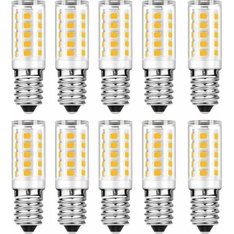 Ampoule LED E14, Blanc Froid 6000K, 5W Equivaut à Ampoule Incandescente 50W, 400LM, Non-Dimmable, Lot de 10 (1/4)