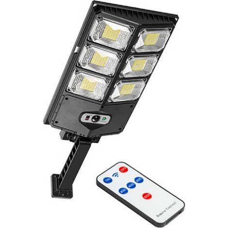 TrAdE Shop Traesio - Lampada Solare Led Impermeabile Giardino Cortile Sensore Movimento Telecomando - (1/5)
