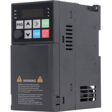 0.75KW variateur de fréquence triphasé convertisseur vectoriel onduleur AC380V 50/60Hz entrée 3.4A sortie 0‑320Hz 2.5A (1/5)
