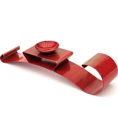 DanDiBo Schlitten Rot Metall Stehend Weihnachtsdeko Deko Weihnachten Kerzenhalter Teelichthalter Winter Modern