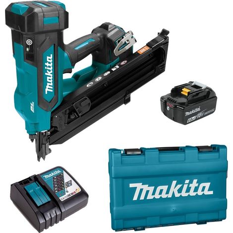 Makita DBN900ZK 18v LXT Brushless 90mm Gasless Framing Nailer + Case + 6.0Ah (1/5)