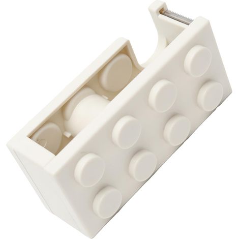1 distributeur de ruban adhésif, forme blocs de construction, facile à découper, pour bureau, école et salle d'étude (1/5)