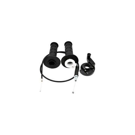 Gasgriff-Set, Gasgriffhalterung und 90 cm Gaszug für ATV/Quad, Motocross – Kompatibel mit 110–250 cm³