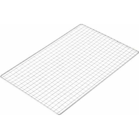 45x30 cm BBQ Grille Acier Inoxydable Grille Extérieure Cuisson Barbecue Accessoires (1/5)