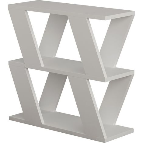 Beistelltisch aus Holz "Lazena" - 60 x 22 x 57 cm - Weiß