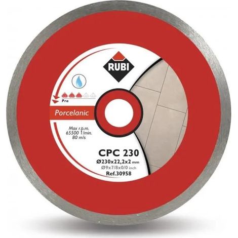 Rubi CPC-230 PRO disco diamantato 230 mm taglio fine