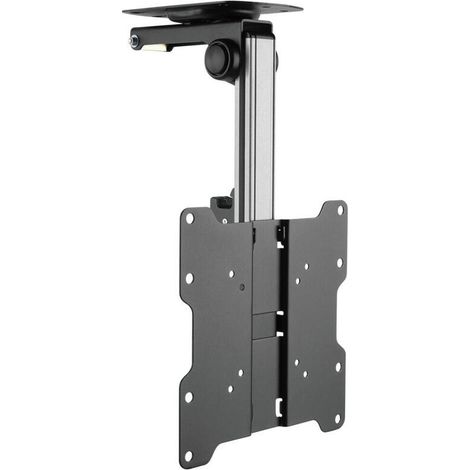 Soporte de techo Techly retráctil y plegable para TV LED/LCD de 17" a 37", color negro (1/4)