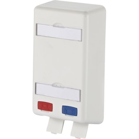 módulo de red metz btr e-dat 2 puertos rj-45 categoría 6a