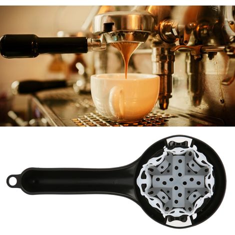 Geeignet zur Reinigung von 57-59 mm Brühköpfen, Reinigungsbürste für Espressomaschinen, Reinigungswerkzeug für Kaffeemaschinen, schwarz. (1/5)
