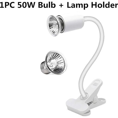 Lampe Chauffante Reptile Lampe Chauffante Terrarium Tortue Lampe Chauffante Ampoule Reptile Lampe Chauffante Lampe de Chauffage Bulb Lamp Holder (1/5)