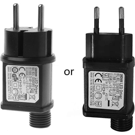 Alimentation LED étanche basse tension avec transformateur adapté aux guirlandes lumineuses de Noël (1/5)