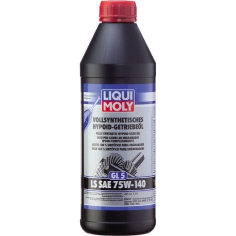 HUILE LIQUI MOLY 75W140 1L GL5 SYNTH./LS/BOÎTE DE VITESSES