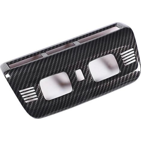 Pour Chevrolet Corvette C8 2020-2023, cache de lampe de lecture de toit, accessoires intérieurs en ABS et fibre de carbone (1/5)