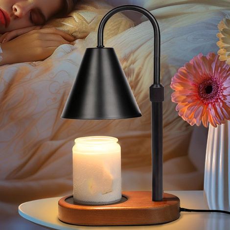 Lampe chauffante bougies jar avec minuteur - 35W, lumière chaude 3000K, modulable, adaptée bougies jar, 110V US (1/5)