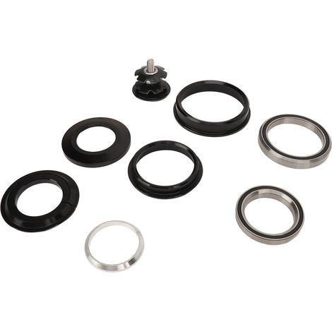 Doppellagige Lenkkopf-Distanzstücke aus Aluminiumlegierung für Mountainbike-Vorderradgabeln, kompatibel mit Rahmen mit konischem Gabelschaft von 44-56 mm. (1/5)