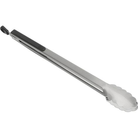 HILIFE Ustensiles de cuisine en acier inoxydable pour barbecue, pinces à salade, gril (1/5)