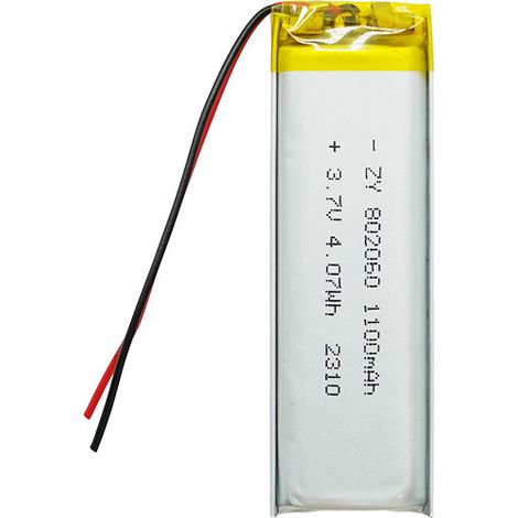 Smart magnifying glass 802060 polymer lithium battery 1100mAh bicycle taillight 3.7V rechargeable battery (1/4)