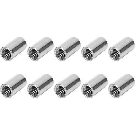 Kit de 10 écrous de raccordement cylindriques à filetage interne M101,5-14-L25mm (1/5)
