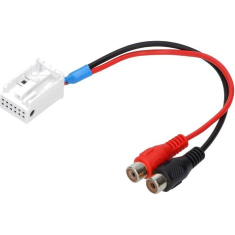 Cable Autoradio Adaptateur RCA compatible avec BMW 3 E90 changeur CD usine