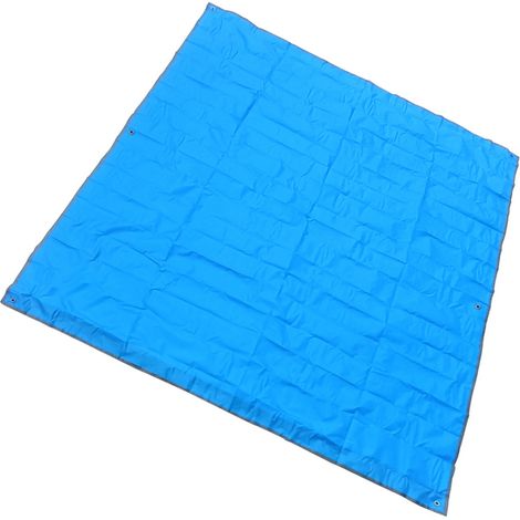Dicke Picknickdecke aus Oxford-Gewebe, wasserdicht, vielseitig einsetzbar, geeignet für Camping, Picknick und Zelt, blau, 200 x 210 cm / 78,7 x 82,7 Zoll (1/5)