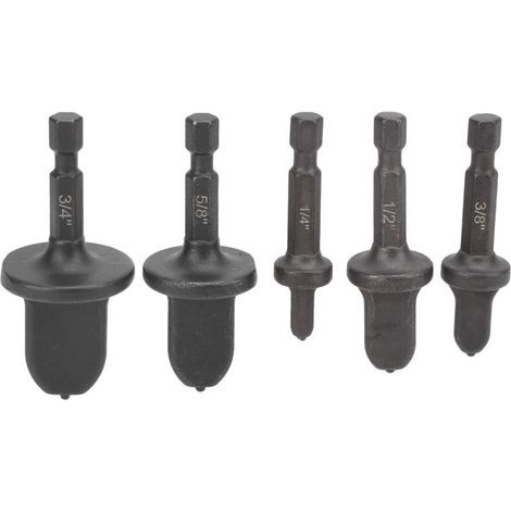Extensor de tubo de 5 piezas, herramienta de extensión de tubería de cobre para aire acondicionado con cojinete de acero y mango hexagonal -Crezuo