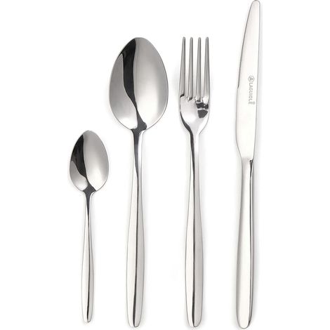 Ménagère 24 pièces en inox 18/0 - argenté - Cléa