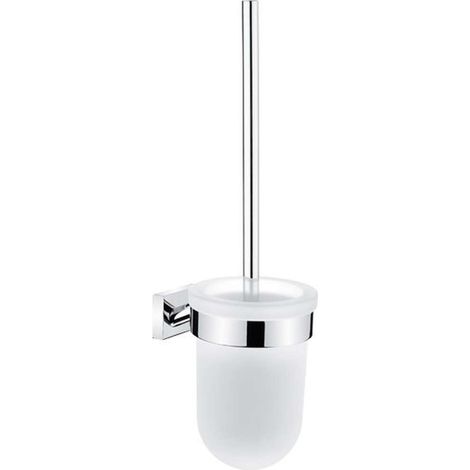 Nimco Keira - Toilettenbürstengarnitur, Wandmontage, Milchglas / chrom KE 22094WN-26