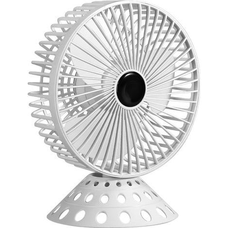 Ventilateur de bureau 15 cm (6 pouces) silencieux, petit format, portable, alimenté par USB, idéal pour la maison, les voyages, le camping et le bureau. (1/5)