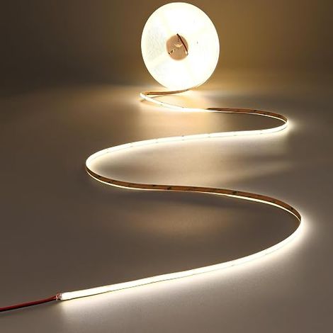 COB LED Strip 24V 15M 4000K Natural White Without Dots Per Interior (1/5)