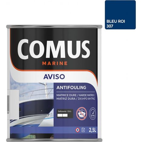 AVISO NB BLEU ROI 2,5  L - Peinture antifouling à matrice dure pour bateaux rapides - COMUS MARINE (1/2)