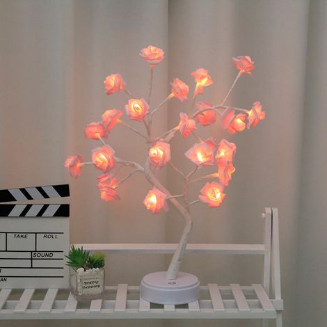 Tree Lights Rose Flower Christmas Bonsai Lamp (1/4)