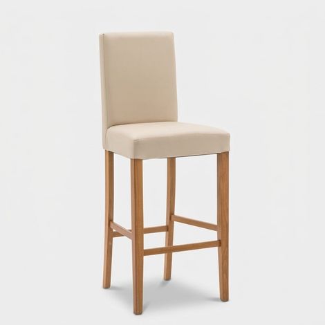 Barhocker aus Kunstleder mit Holzbeinen Judit (1/5)