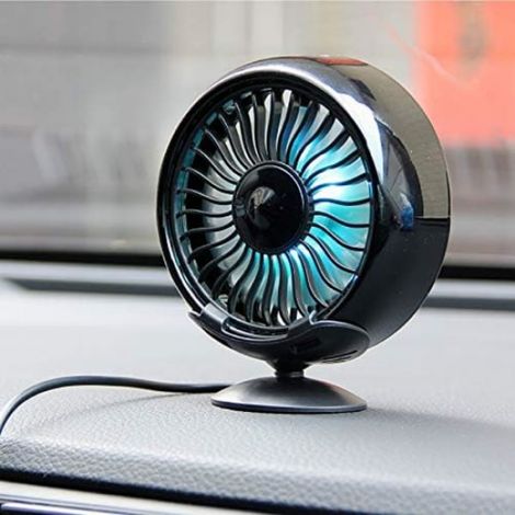 Auto-USB-Lüfter, automatischer Kühlventilator mit farbiger Beleuchtung