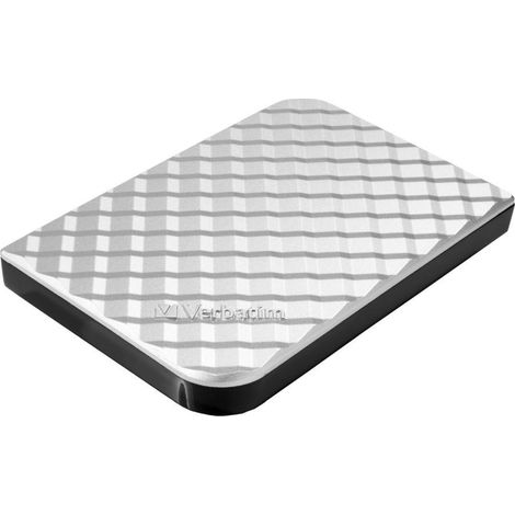 Disco rigido esterno Verbatim Store 'n' Go da 2 TB, 2,5", 5400 giri/min, USB 3.1, colore argento. (1/3)