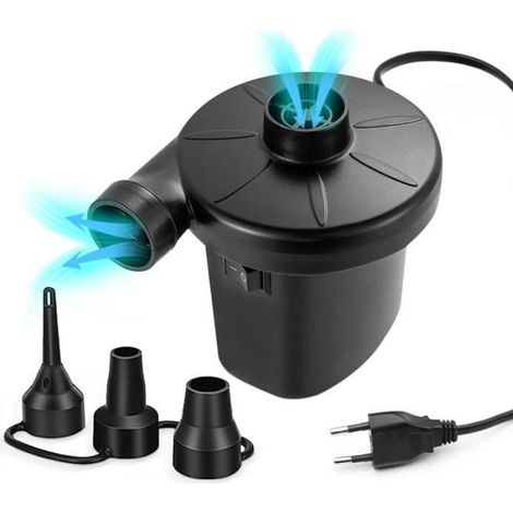 Pompe À Air Électrique - 220 V - 150 W - Gonfleur Dégonfleur - Pour Matelas Piscine Bouée - 3 Buses - 1 Pièce (1/5)