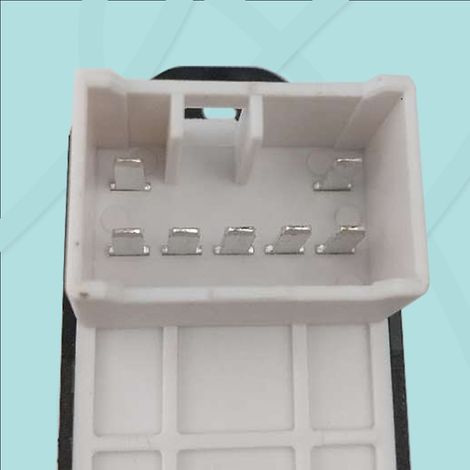 93580-3K500 is suitable for the electric window regulator switch of the Hyundai Sonata Lingxiang, passenger side rear door. (1/3)