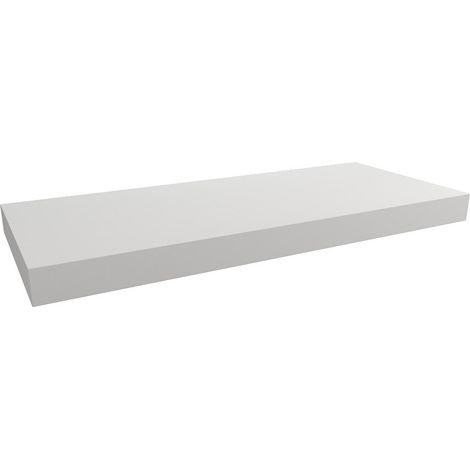 Naturel encimera de lavabo 120x8x50 cm, blanco brillante (DO12050B)