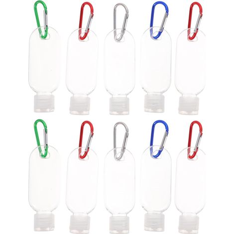 Sets of Empty 30ml PET Travel Bottles Portable and Easy to
