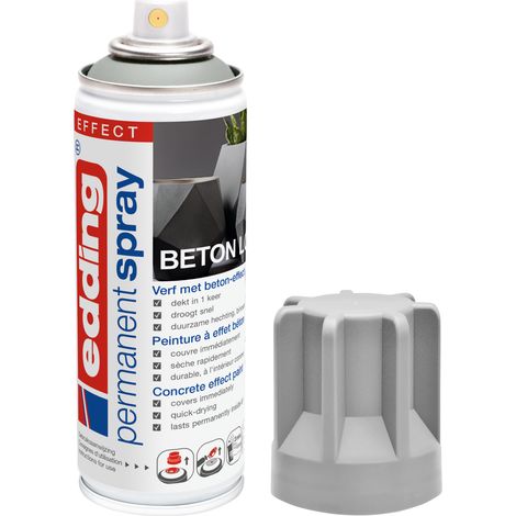 Bombe Peinture Aérosol Edding 5200 Effet béton Mat - Spray 200ml